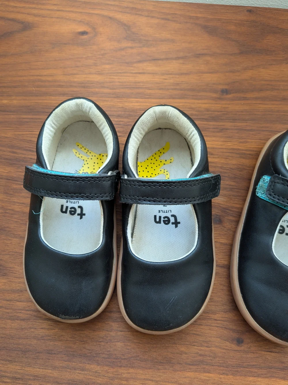 Ten Little Mary Jane Shoes Black Size 7 (1 pair)